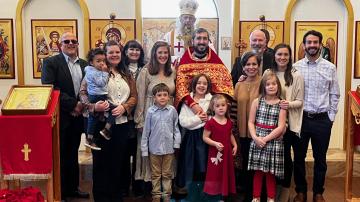 Fr Silouan & family