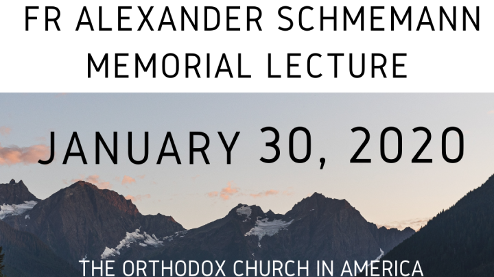 37th Schmemann Lecture