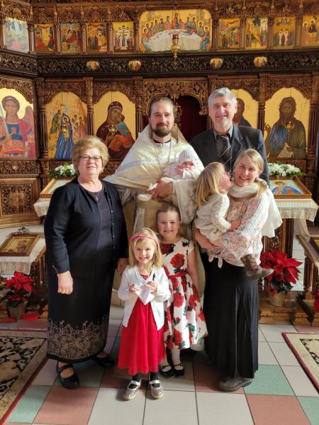 Fr Anthony and family