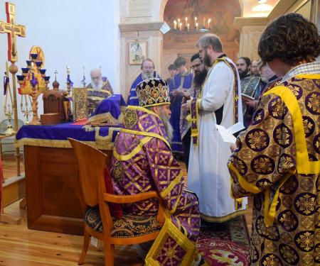 Fr Joseph Wosseler during the ordination service