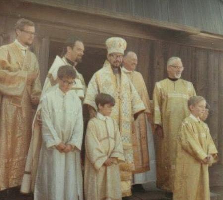 Alexander Golitzin as a young subdeacon